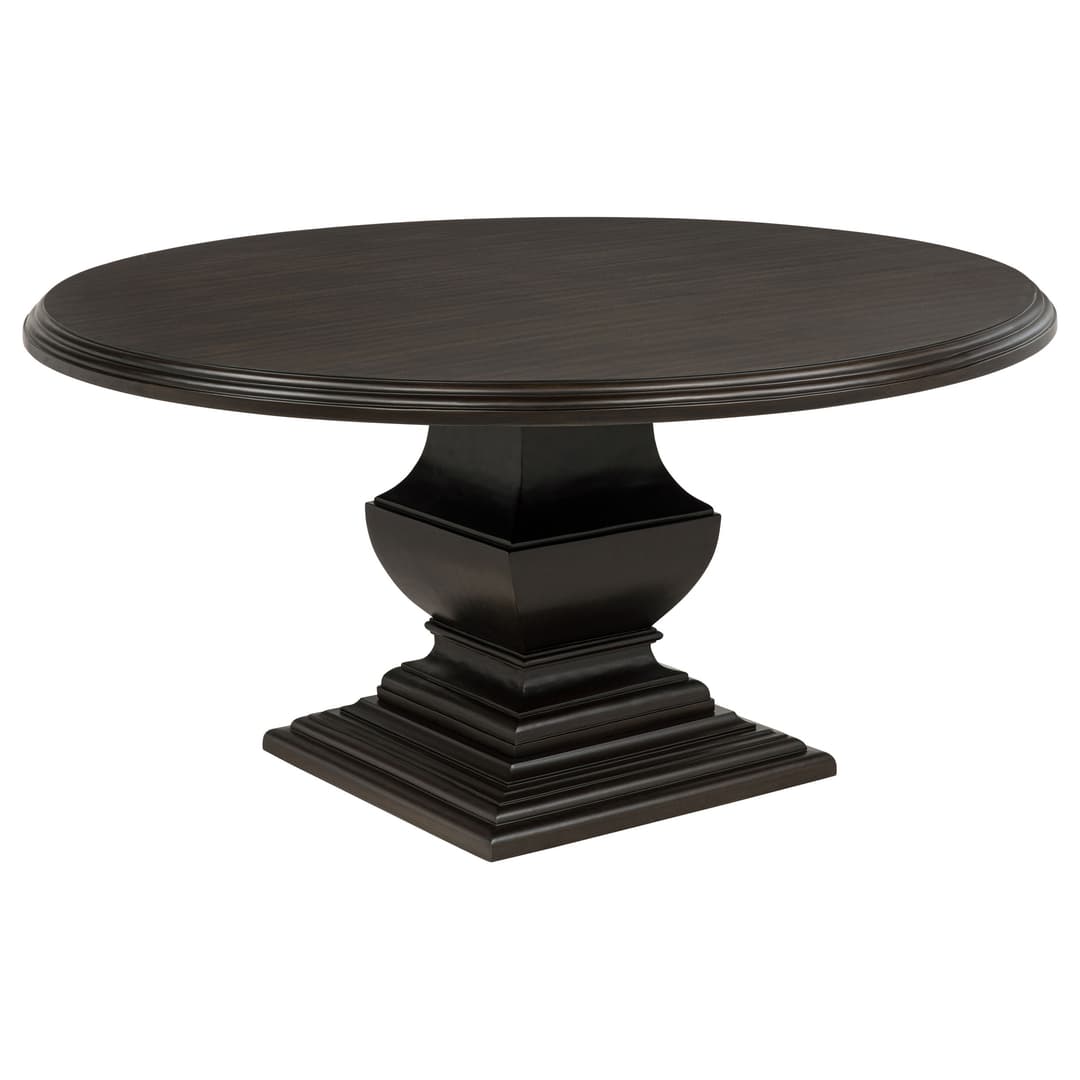 Twyla 60-inch Round Wood Dining Room Table Dark Cocoa