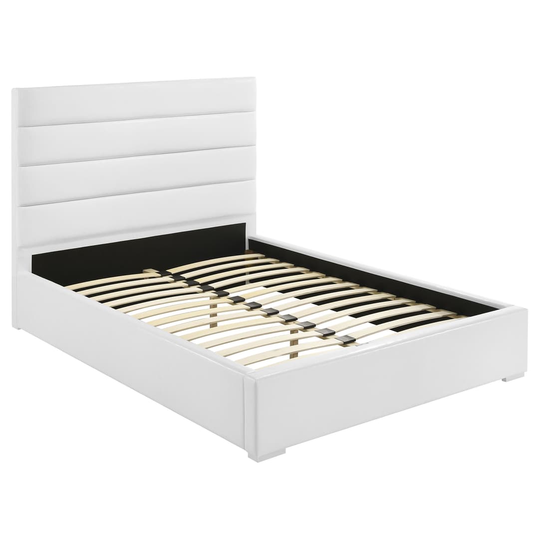 Felicity 53-inch Upholstered Twin Platform Bed White